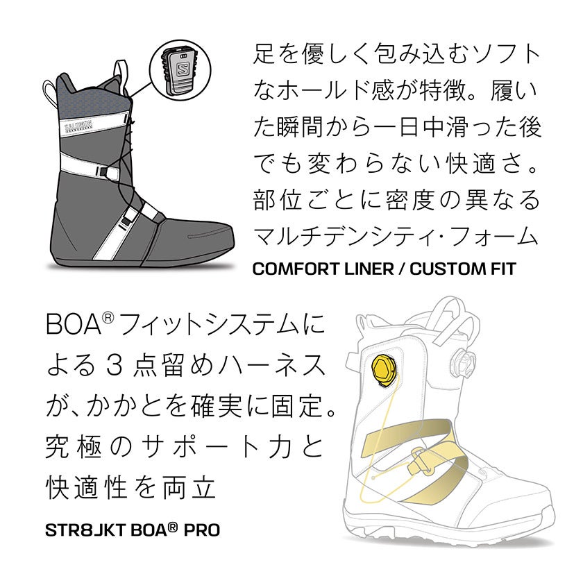 26-27 2027 SALOMON サロモン X APPROACH LACE SJ BOA アプローチ
