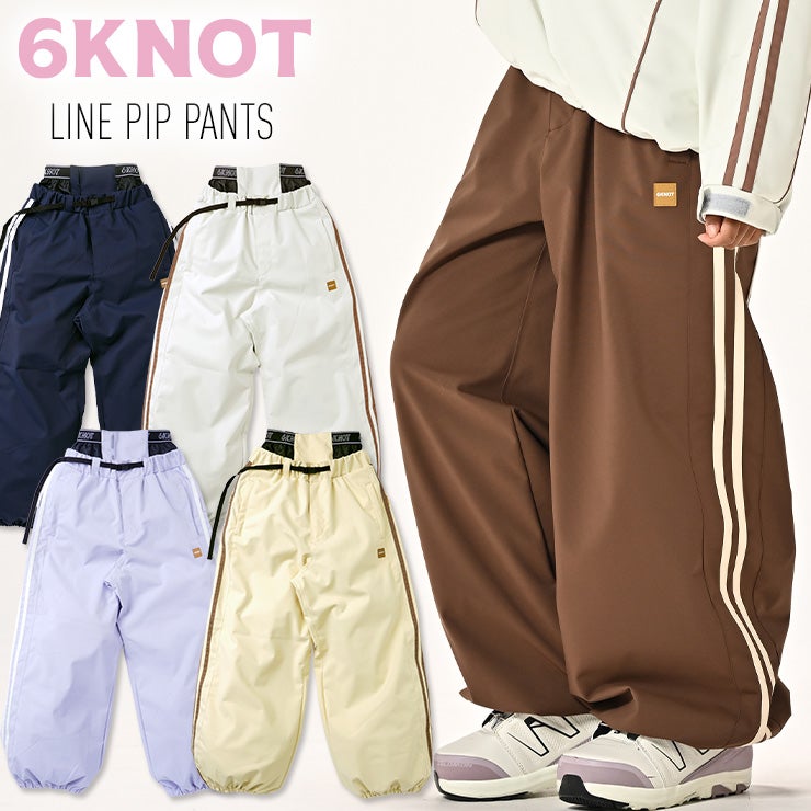 2027 6KNOT シックスノット LINEPIP PANTS ラインピップパンツ