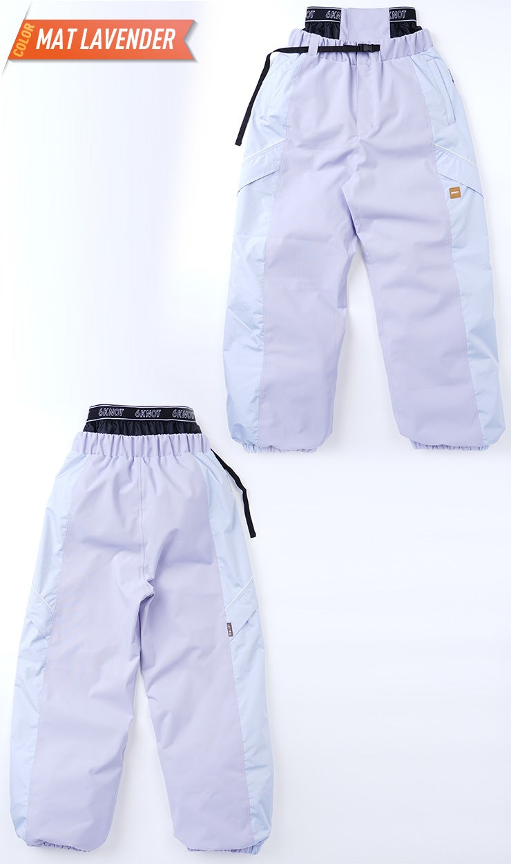 2027 6KNOT シックスノット BRIGHT PANEL PANTS ブライトパネルパンツ
