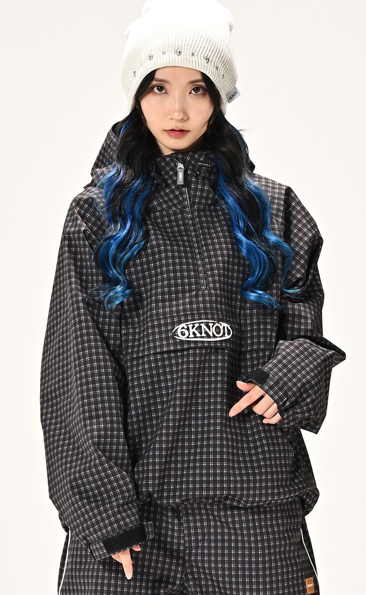 2027 6KNOT シックスノット CHECK ANORAK チェックアノラック